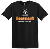 Nederland East West Home is Best  T Shirt Medium Black